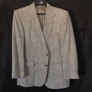 Men’s Towncraft Gray Tweed Sport Coat Size 44R